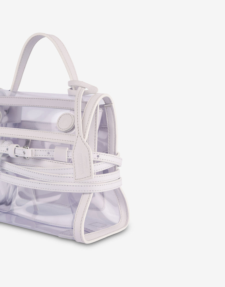 Bolso pequeño Moschino Tie Me Trasparent Moschino 3