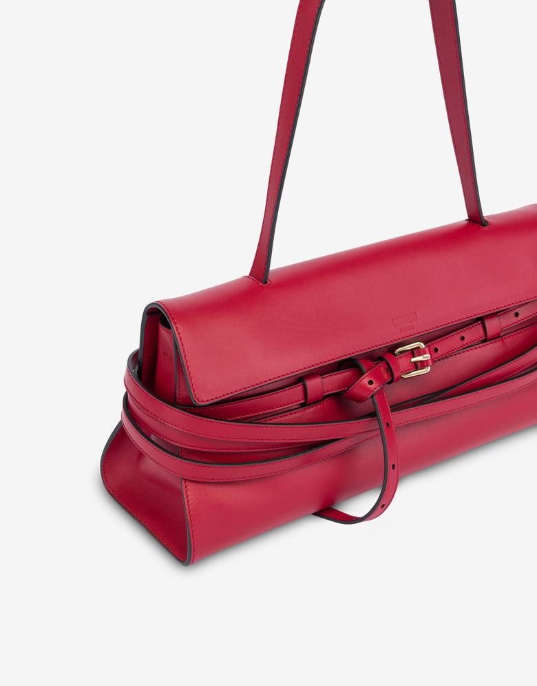 Moschino Tie Me Shoulder Bag Red Moschino 3