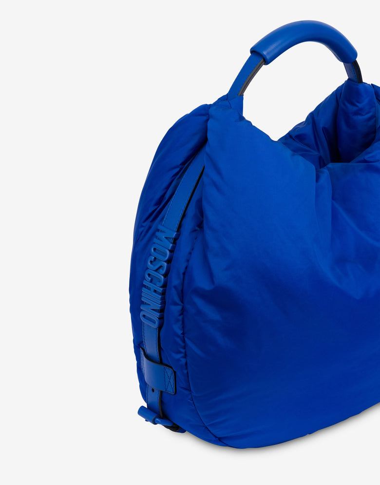 Moschino Handle Me 中号手提包 亮蓝色 Moschino 3