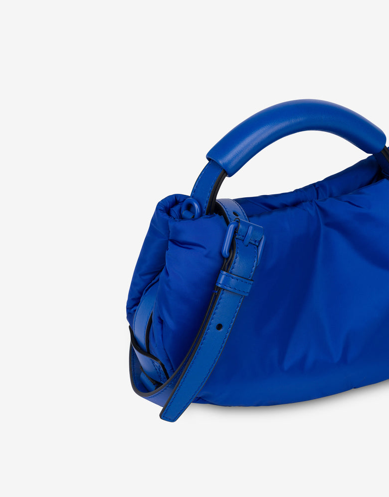 Moschino Handle Me small hobo bag Blue Moschino 3