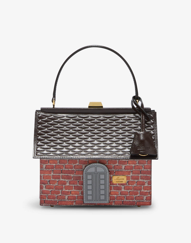 House Bag Brown Moschino 0