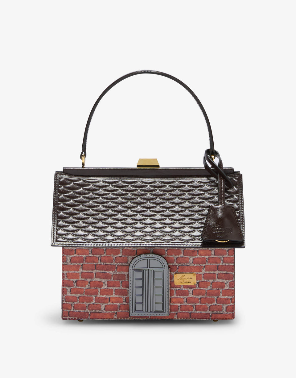 House Bag Brown Moschino 0