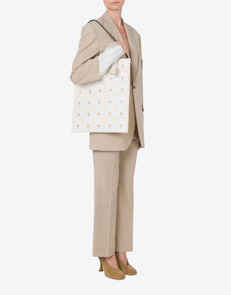 Daisy Tote Ivory Moschino 4