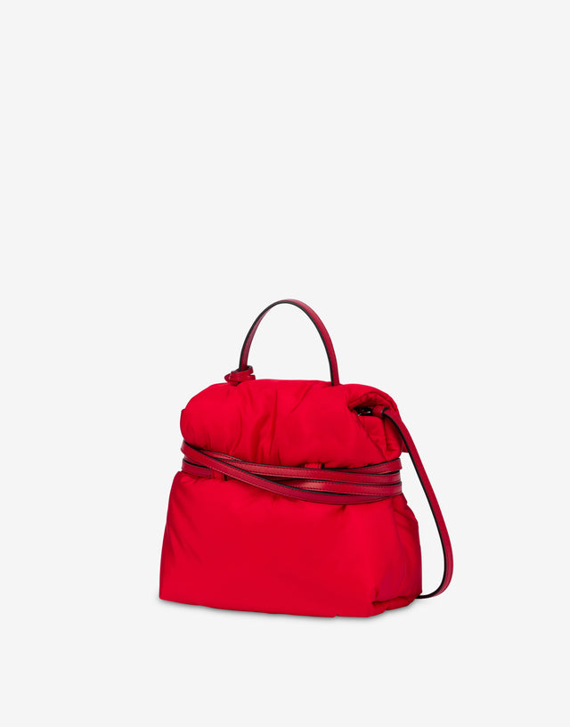 Moschino Tie Me Small Hand Bag Red Moschino 1