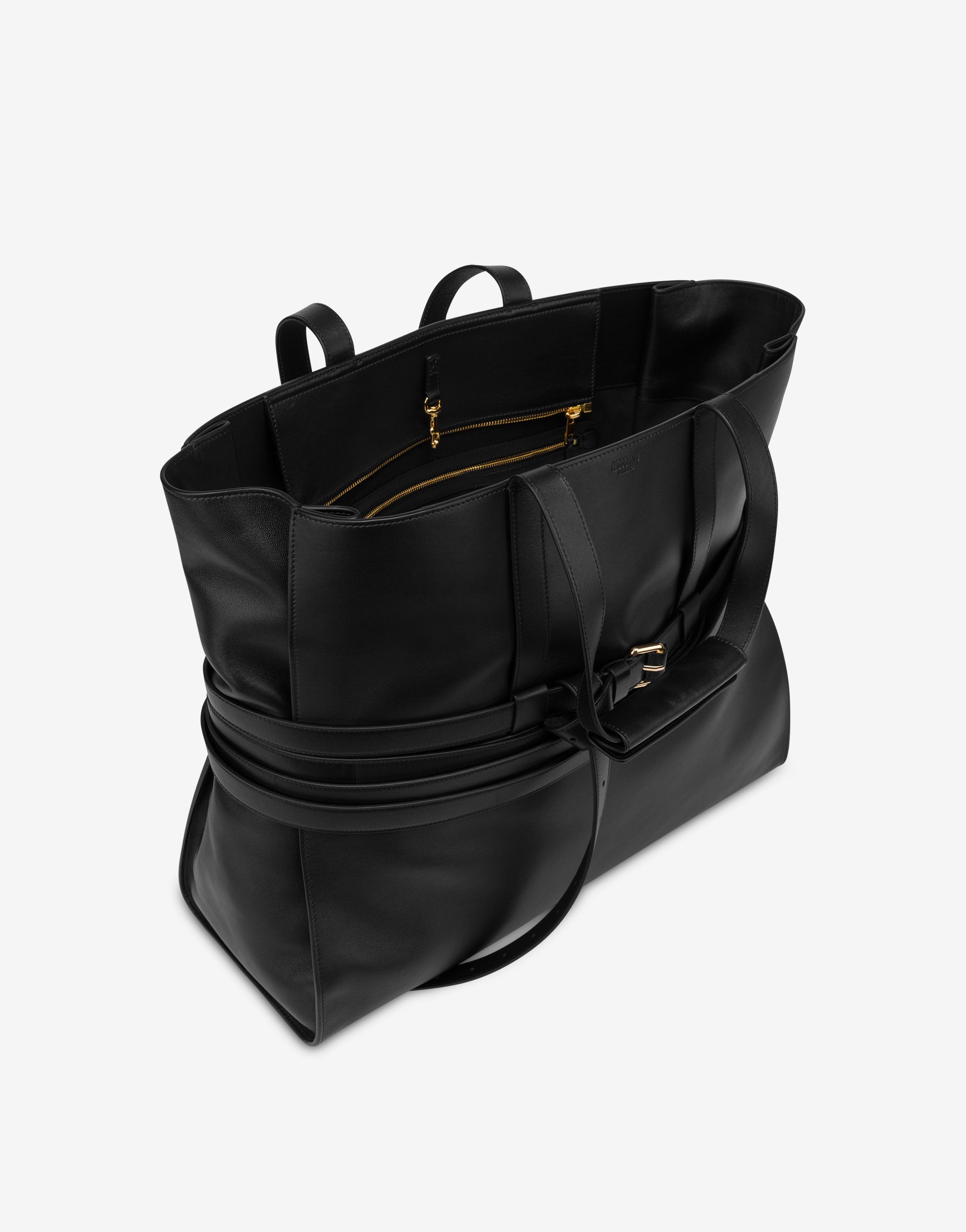 【Moschino】Tie me ラージレザーバッグ Moschino Tie Me Bag | Moschino