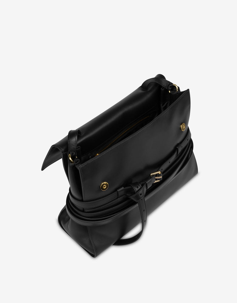 Moschino Tie Me bag Medium Black Moschino 2