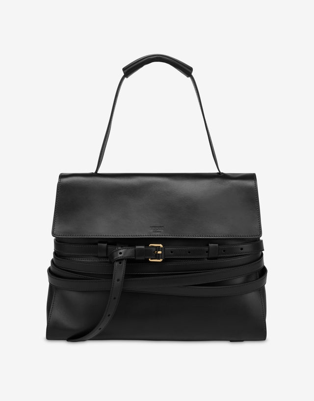 Moschino Tie Me Tasche Medium Schwarz Moschino 0
