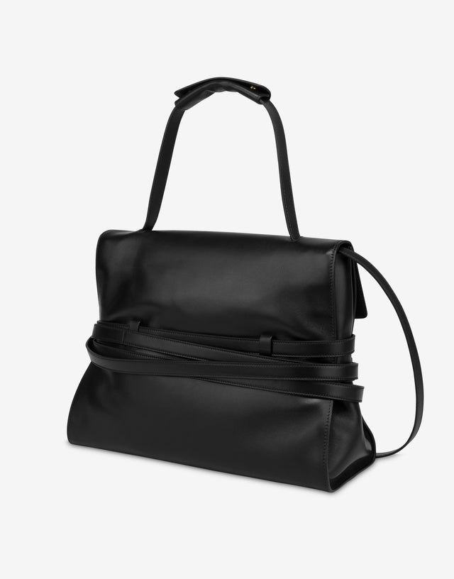 Moschino Tie Me Tasche Medium Schwarz Moschino 1