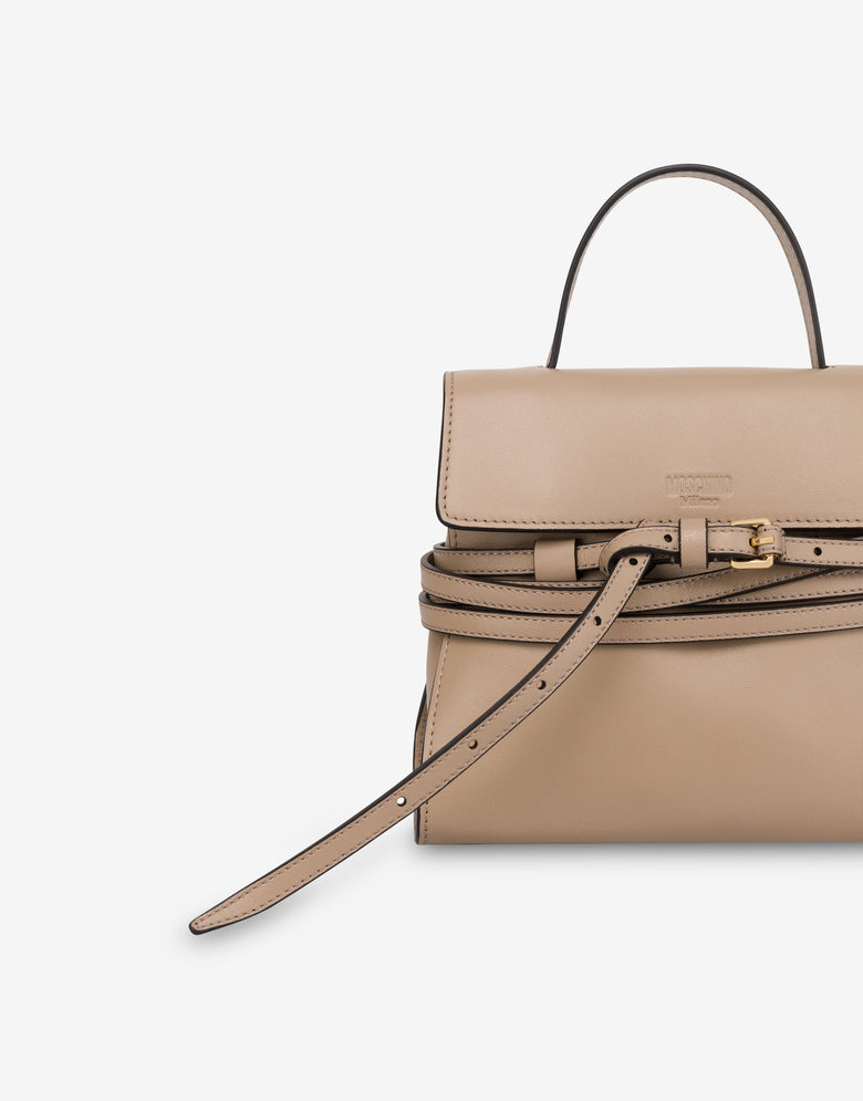 Moschino Tie Me 小号包 米色 Moschino 3