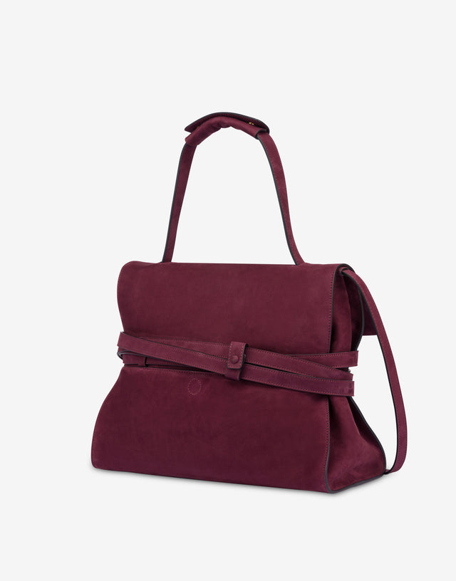 Moschino Tie Me Medium Handbag Brick red Moschino 1