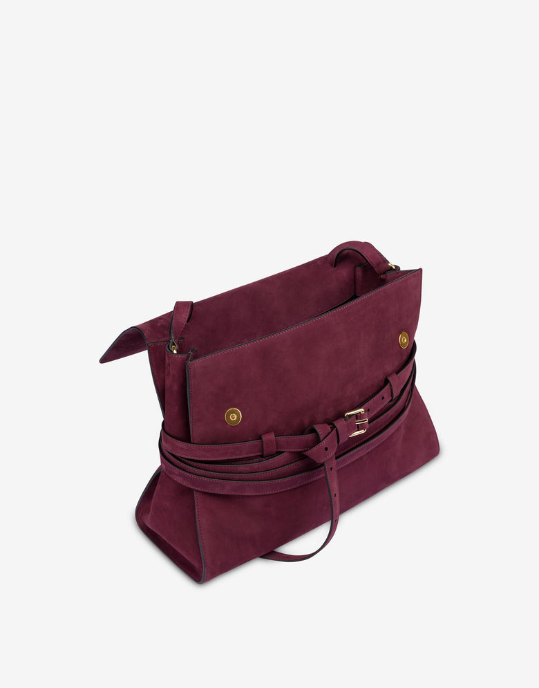 Moschino Tie Me Medium Handbag Brick red Moschino 2