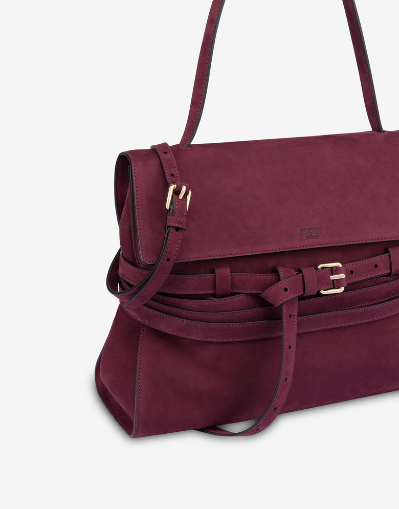 Moschino Tie Me Medium Handbag Brick red Moschino 3