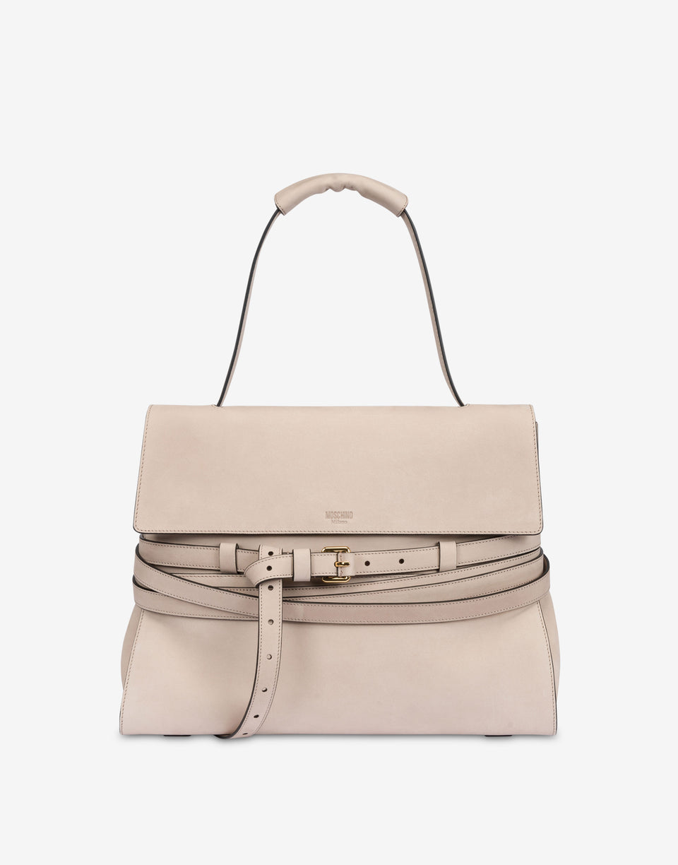 Sac à main moyen Moschino Tie Me Gris Moschino 0