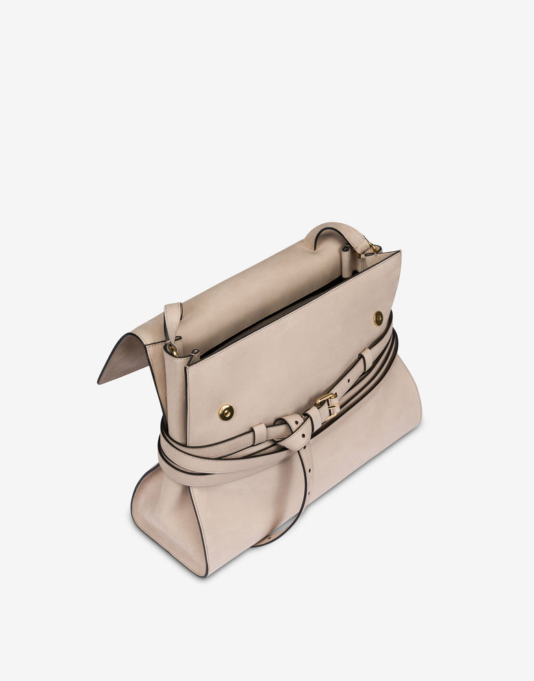 Sac à main moyen Moschino Tie Me Gris Moschino 2