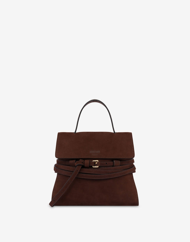 Bolso pequeño Moschino Tie Me Chocolate Moschino 0