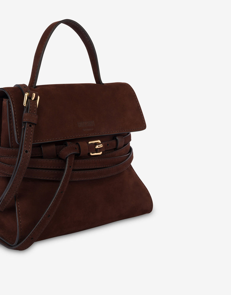 Bolso pequeño Moschino Tie Me Chocolate Moschino 3