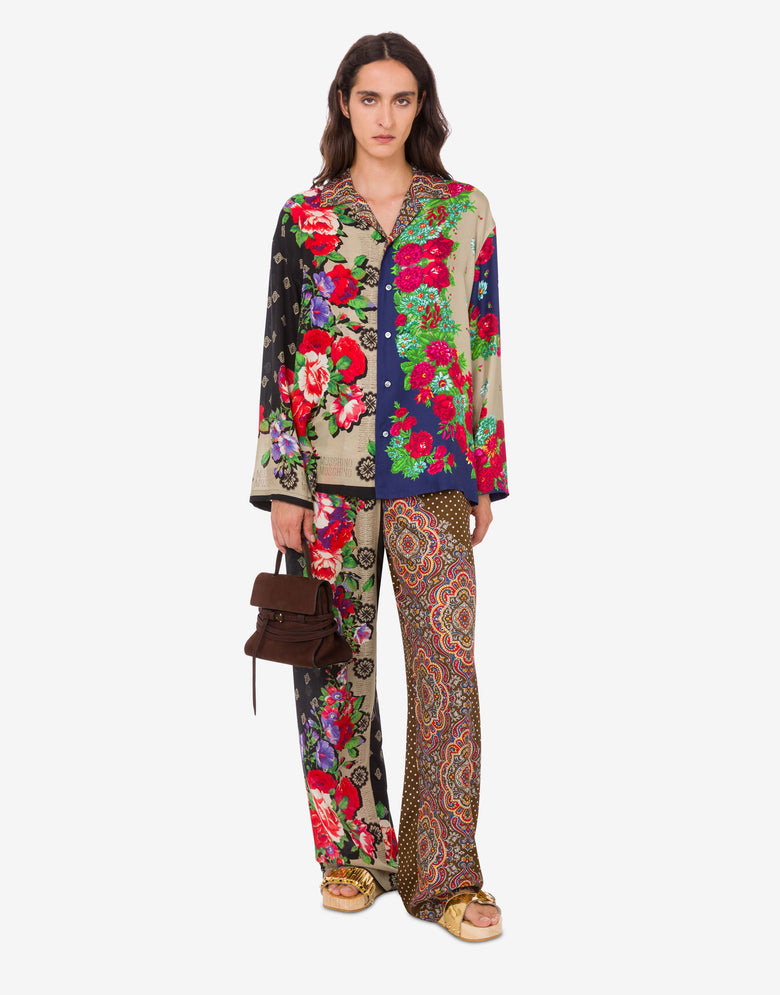 Bolso pequeño Moschino Tie Me Chocolate Moschino 4