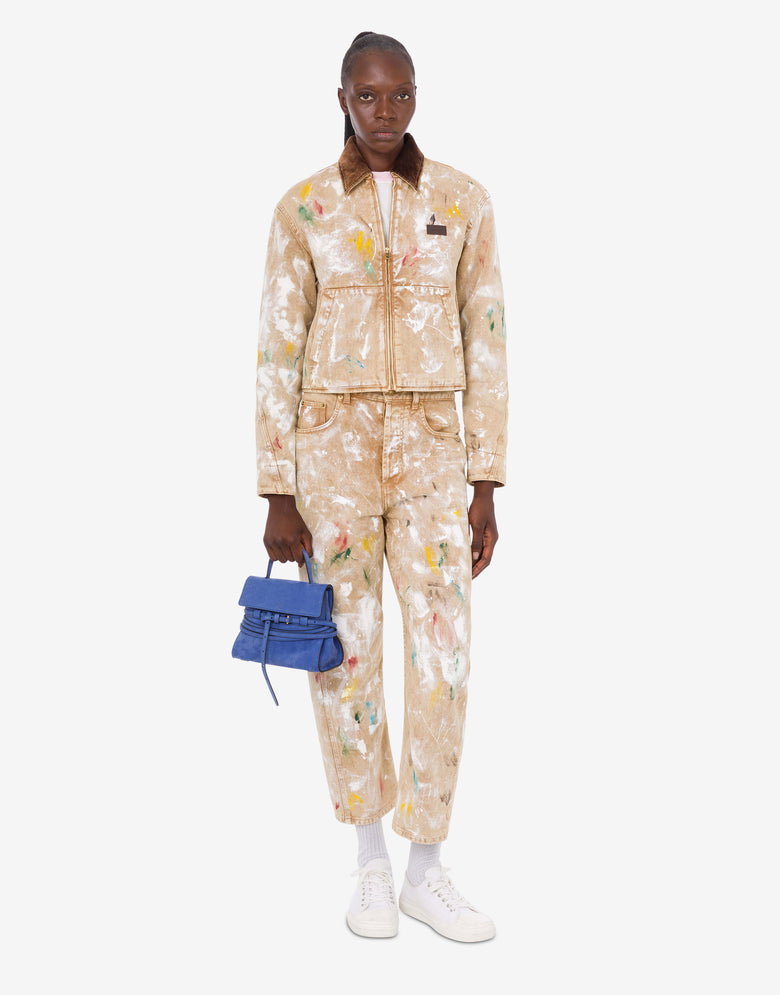 Bolso pequeño Moschino Tie Me Azul claro Moschino 4