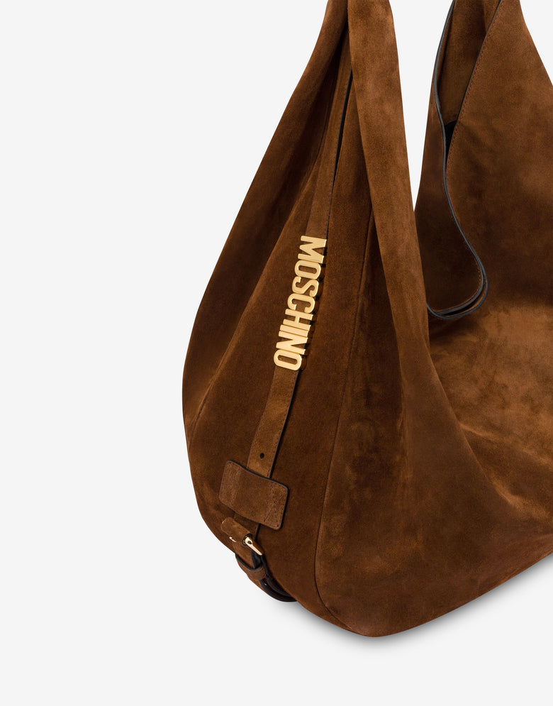 Moschino Handle Me Large Shoulder Bag Brown Moschino 3
