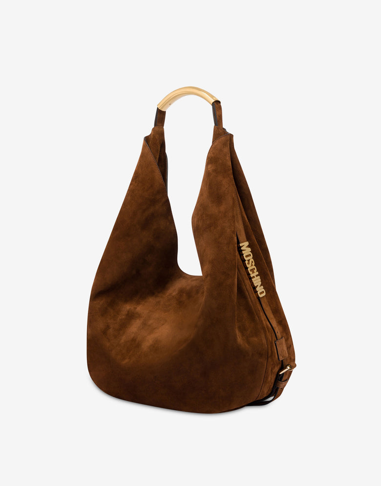 Moschino Handle Me Large Shoulder Bag Brown Moschino 1