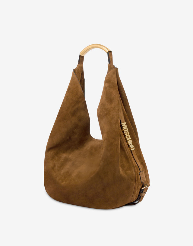 Moschino Handle Me Large Shoulder Bag Brown Moschino 1