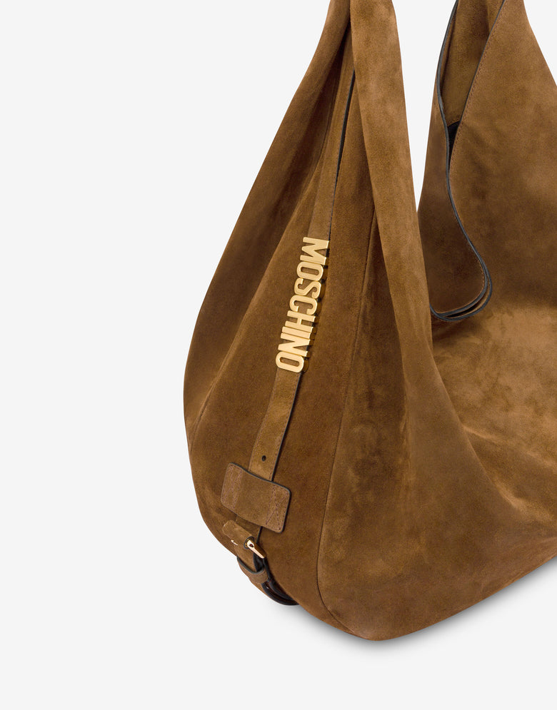 Grand sac à bandoulière Moschino Handle Me Marron Moschino 3