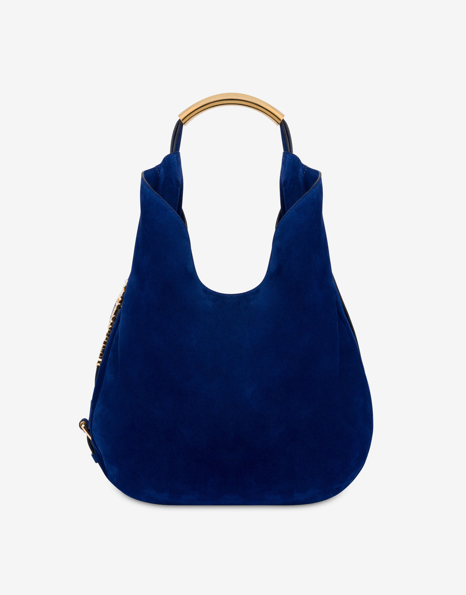 Moschino Handle Me Medium Shoulder Bag Blue Moschino 0