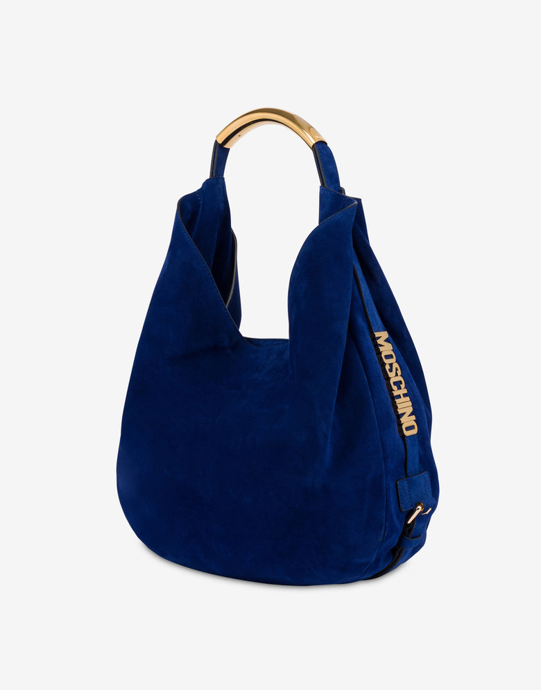 Moschino Handle Me Medium Shoulder Bag Blue Moschino 1