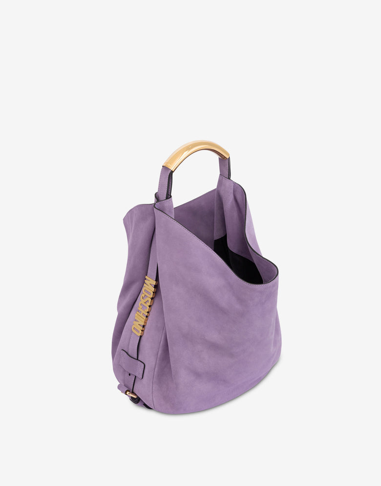 Mittlere Umhängetasche Moschino Handle Me  Lavandel Moschino 2