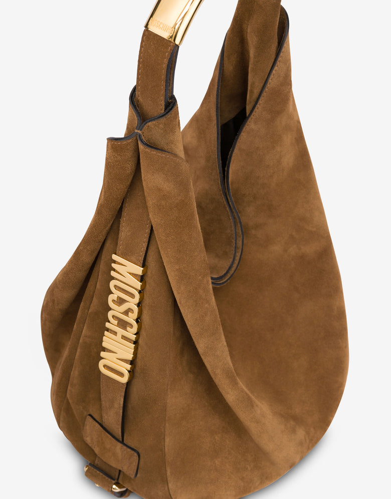 Sac à bandoulière moyen Moschino Handle Me  Marron Moschino 3