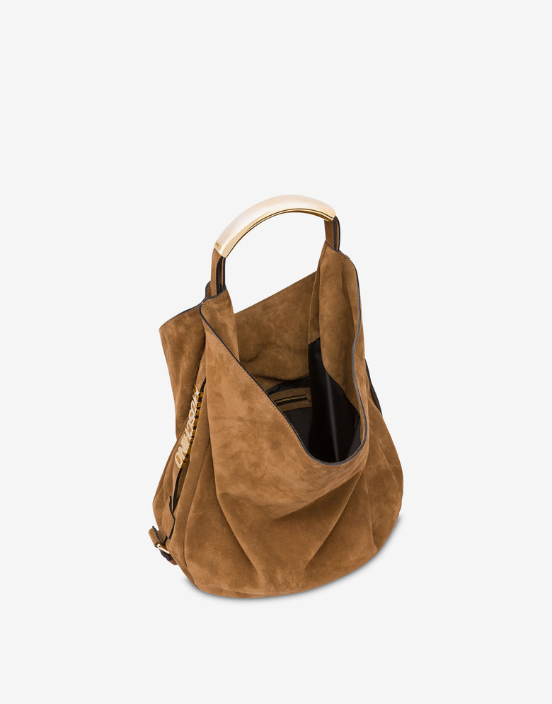 Sac à bandoulière moyen Moschino Handle Me  Marron Moschino 2
