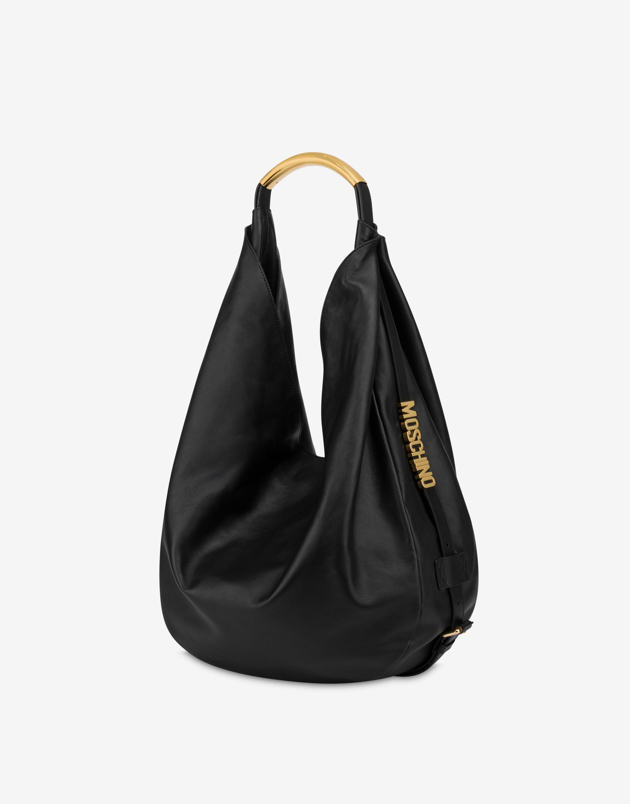 H&amp;MOSCHINO パテントショルダー バッグ Moschino Handle Me Large Shoulder Bag | Moschino
