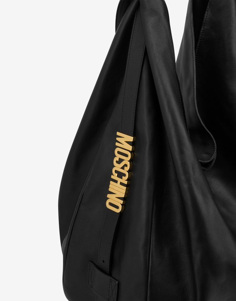 Large Moschino Handle Me Bag Black Moschino 3