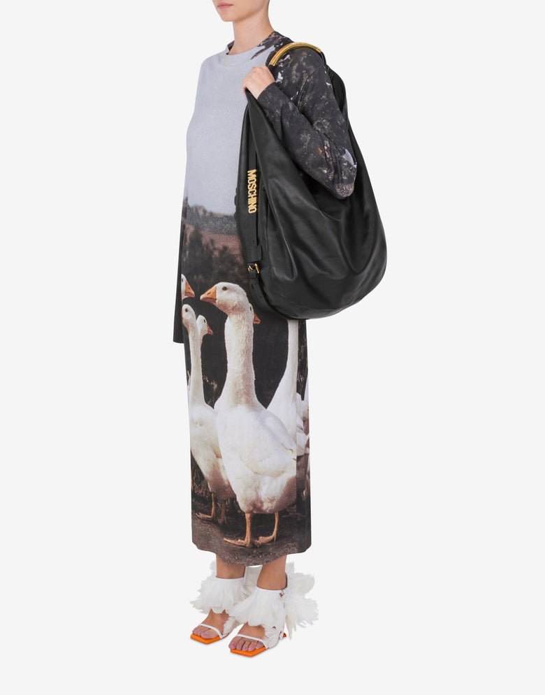 Large Moschino Handle Me Bag Black Moschino 4