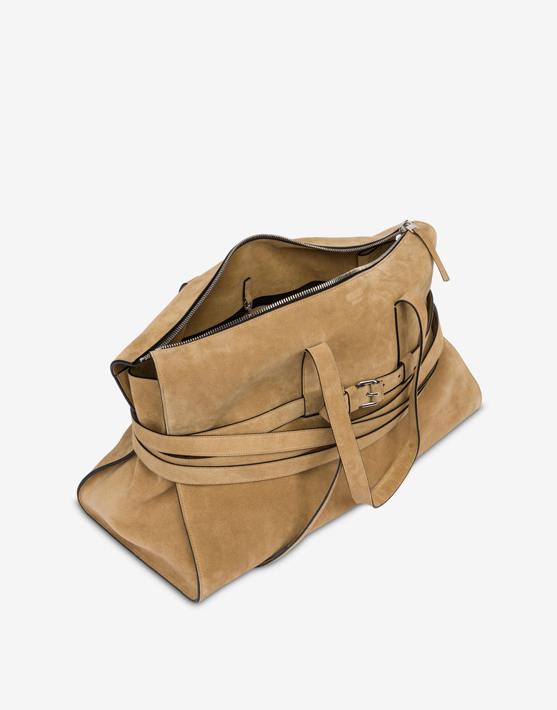 Moschino Tie Me Boston Bag Beige Moschino 2