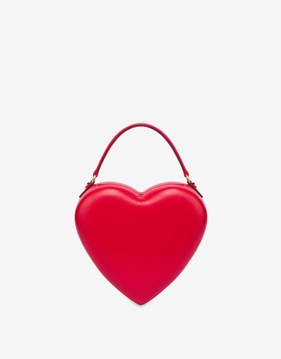 Moschino Love Me Bag de napa Rojo Moschino 0