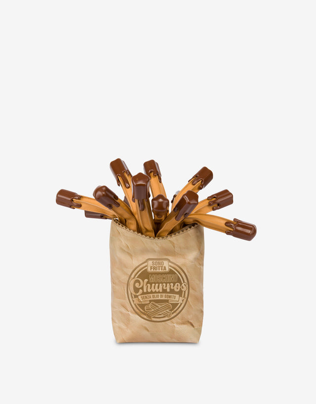Churros Bag Brown Moschino 0
