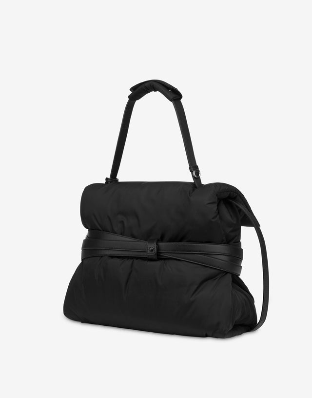 Moschino Tie Me Medium Hand Bag Black Moschino 1