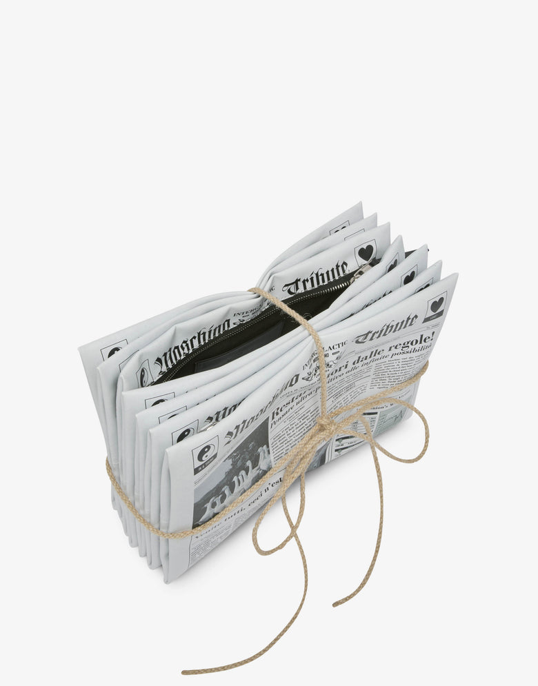 Newspaper bag White Moschino 2