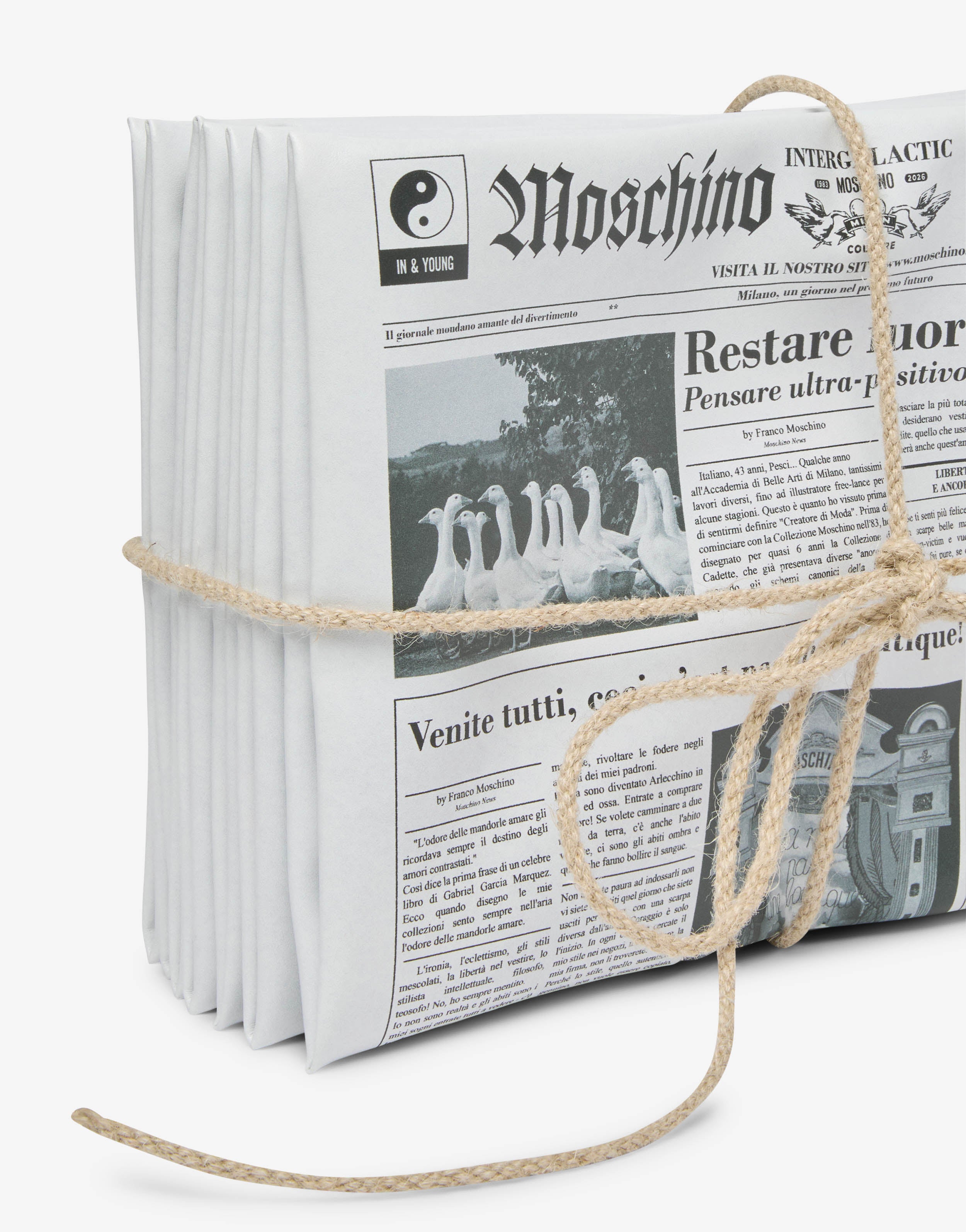 hood newspaper bag　モリハルナ hood モリハルナ news paper bag ニュースペーパーバッグ - メルカリ