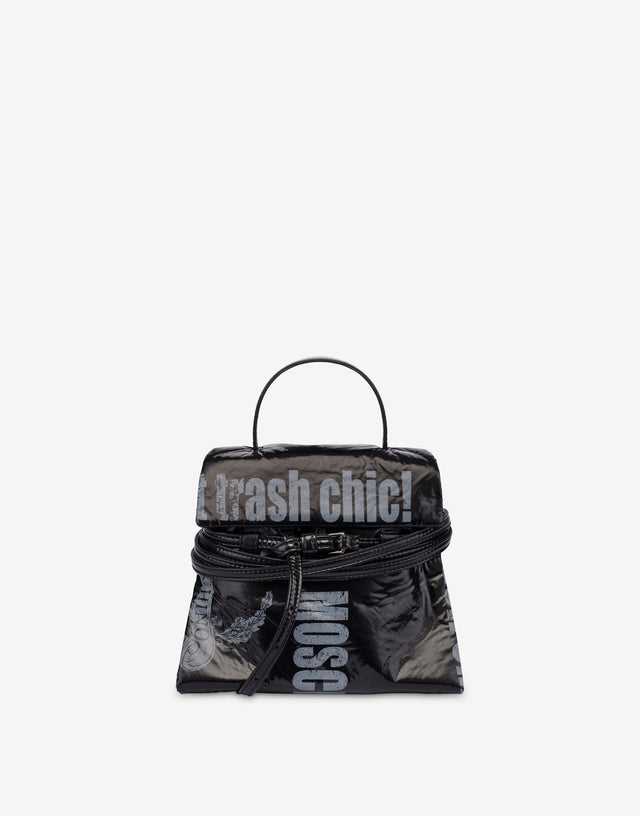 Moschino Tie Me Small Hand Bag Black Moschino 0