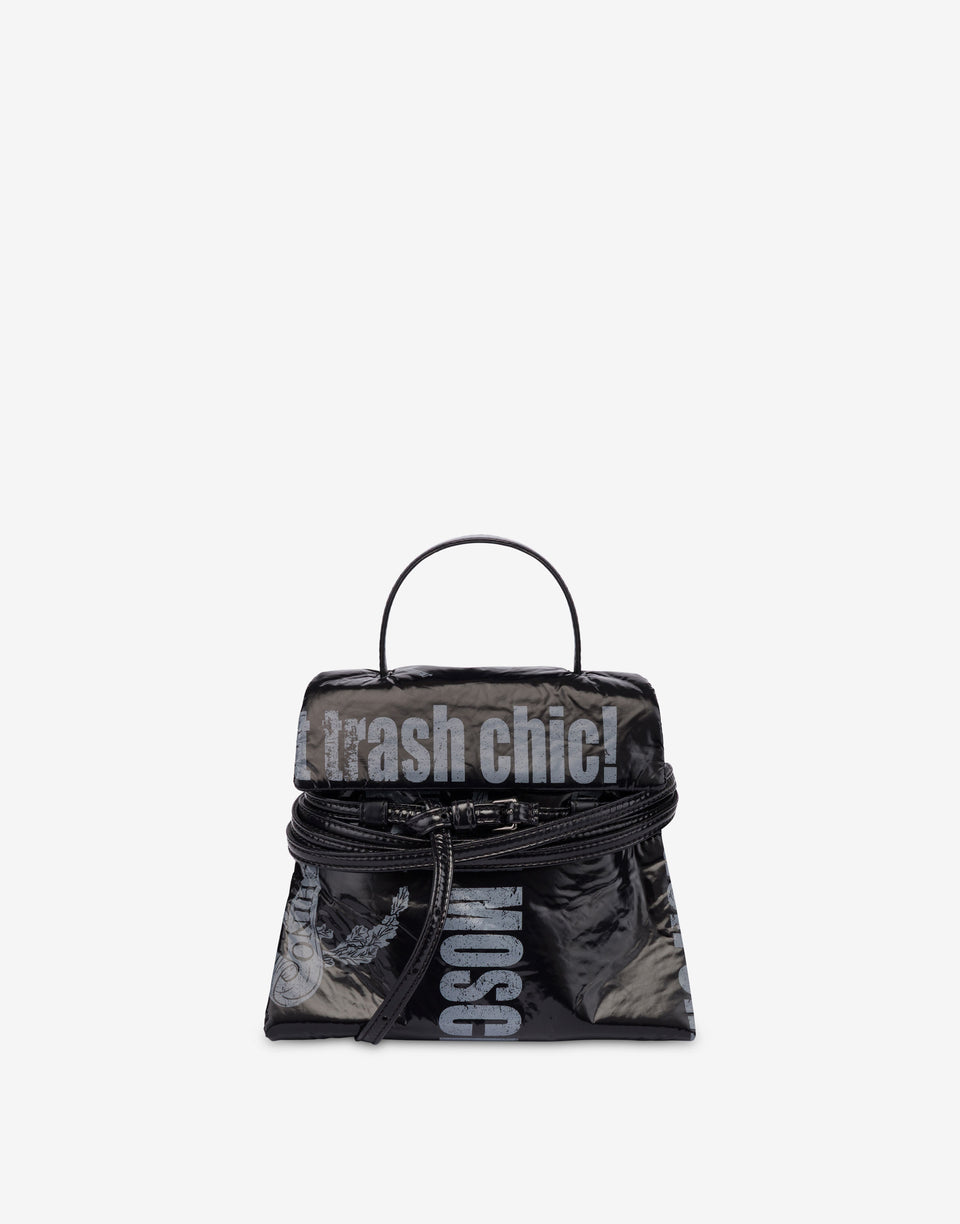 Borsa a mano piccola Moschino Tie Me  Nero Moschino 0
