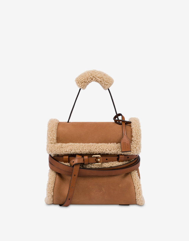 Moschino Tie Me Regular Clutch Beige Moschino 0