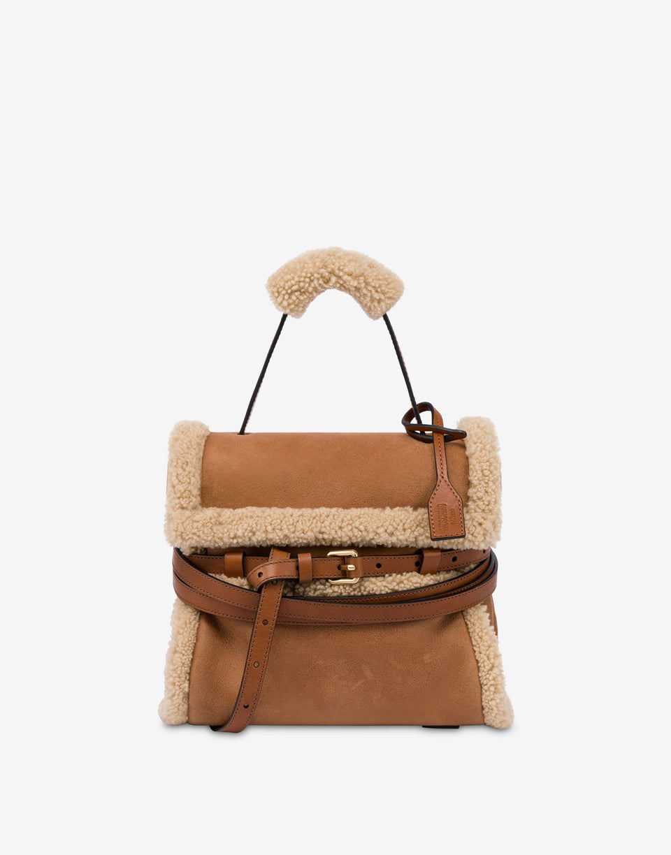Moschino Tie Me Regular Clutch Beige Moschino 0
