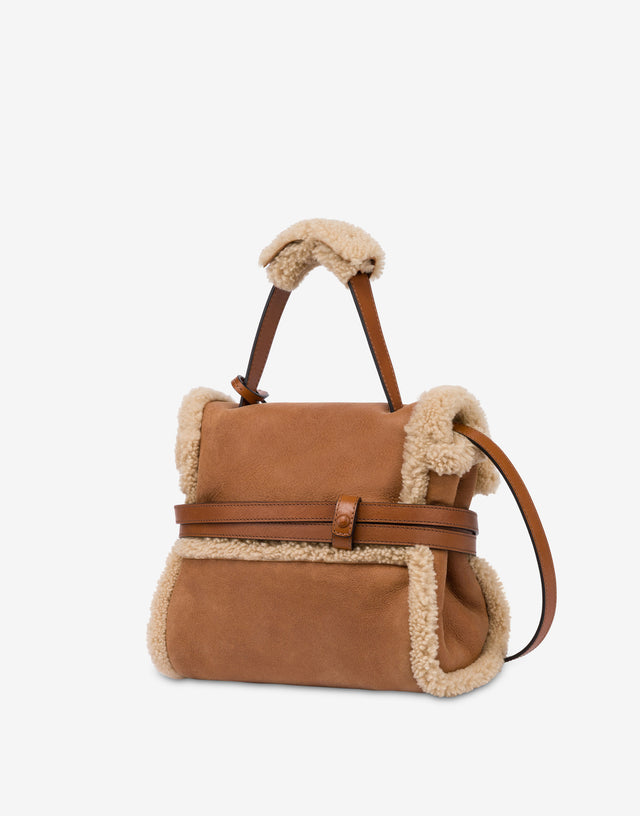 Moschino Tie Me Regular Clutch Beige Moschino 1
