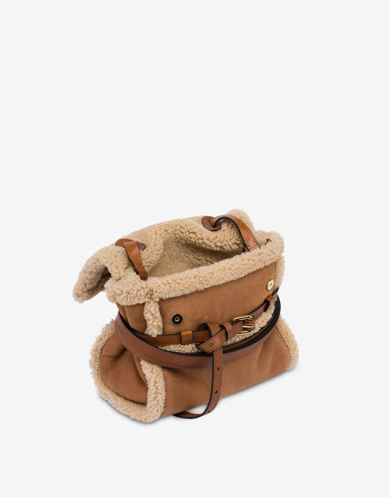 Moschino Tie Me Regular Clutch Beige Moschino 2