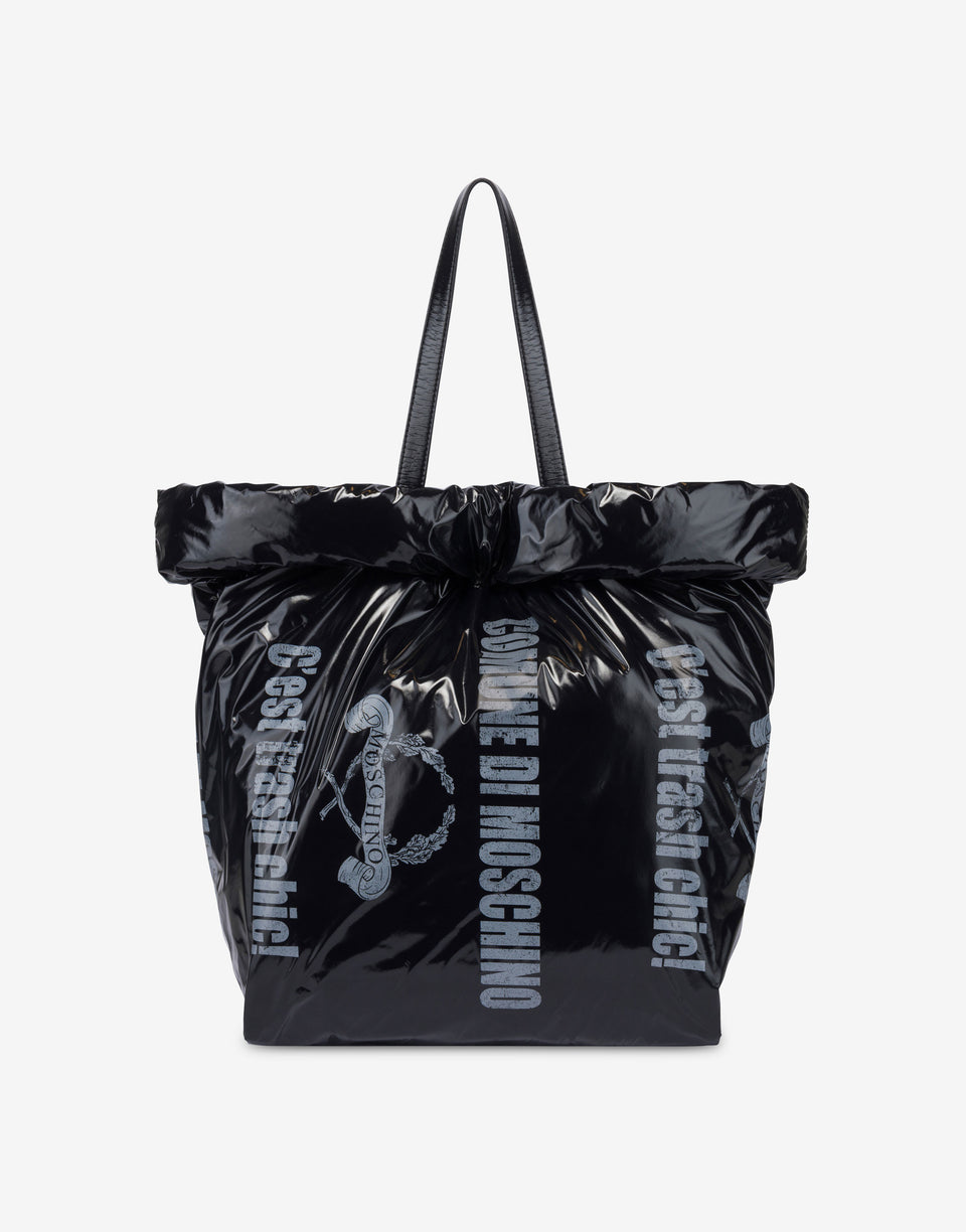 Trash bag Black Moschino 0