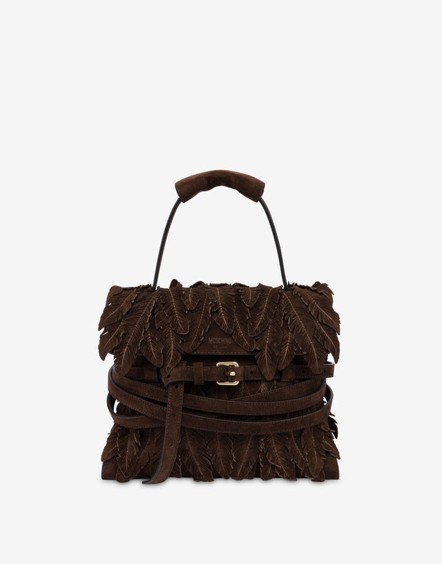 Moschino Tie Me Regular Clutch Brown Moschino 0