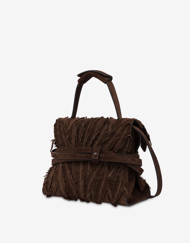 Moschino Tie Me Regular Clutch Brown Moschino 1