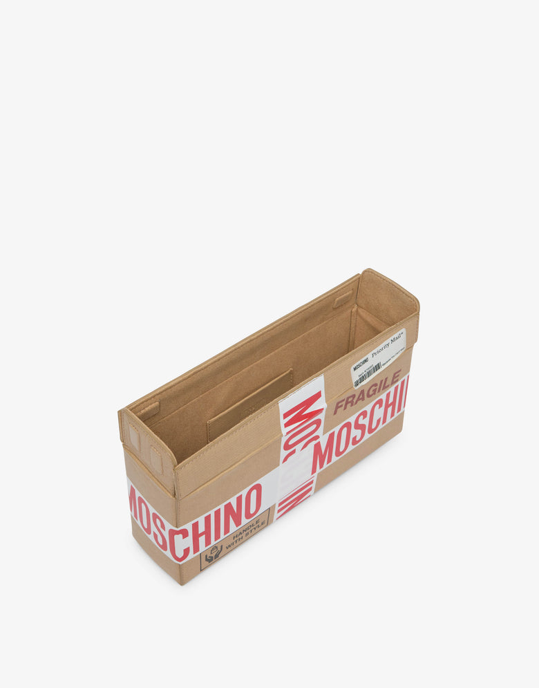 Shipping box bag Beige Moschino 2